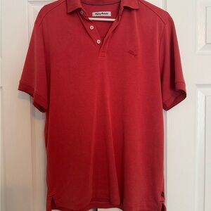 Tommy Bahama Men's Red Polo Shirt